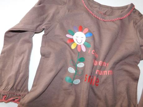 Dívčí triko-dlouhý rukáv, tu,80