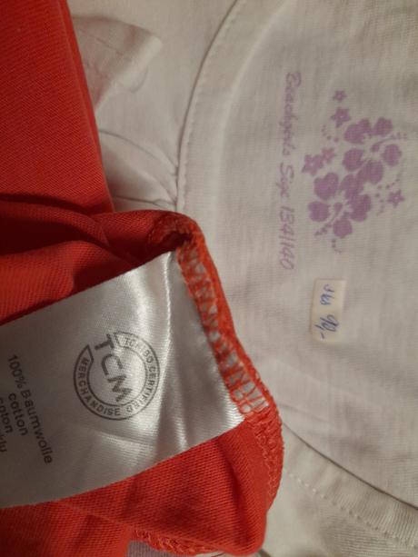 Růžové tričko tcm, vel 134/140, tcm,134