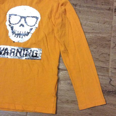 Bavlněné tričko/rolák s překlápěcími flitry, dopodopo,128