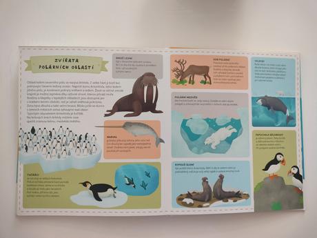 Kniha atlas zvířat pro děti,