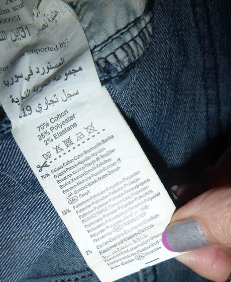 Džíny se šněrováním - vel.l-max.xl, terranova,l