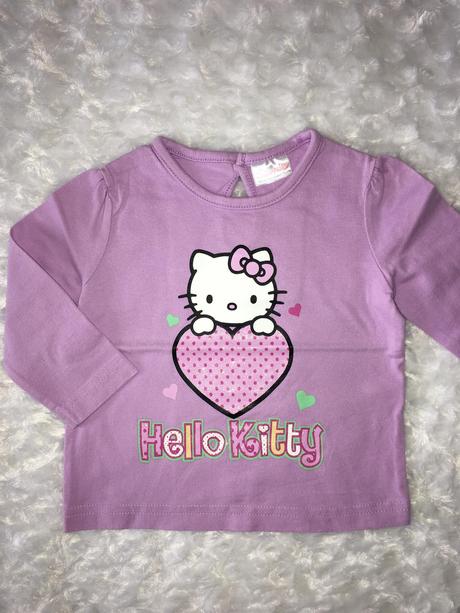 Fialové tričko s hello kitty sanrio, sanrio,74