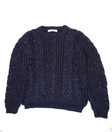 Tmavě modrý třpytivý svetr vel. 152, marks & spencer,152