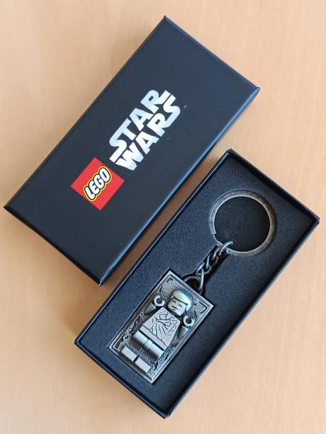 Lego star wars 5006363 han solo keychain, 
