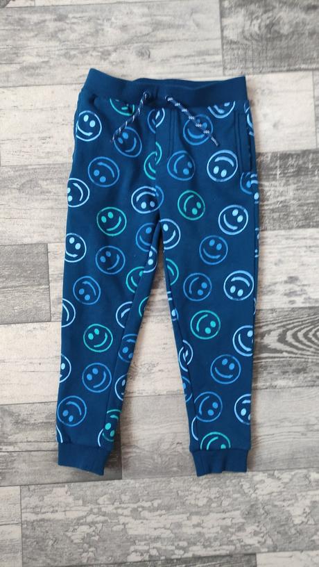 Tepláky pro kluka smajlíci 104/110, pepco,104