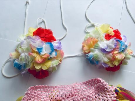 An9/ kostým havajská tanečnice- v.cca 10-15 let, 