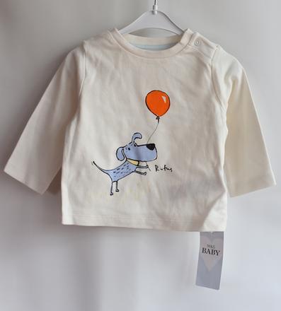 Tričko vel. 0 - 3 m, marks & spencer,62