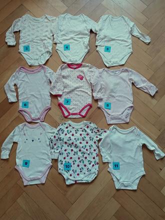 Body dlouhý rukáv 68, 68