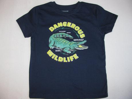 Triko krátký rukáv-s krokodýlem, primark,110