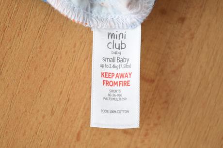 Kraťasy vel. small baby, miniclub,50