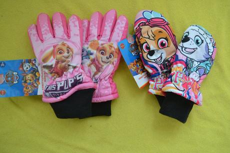 2x kvalitní rukavice v.104-110, nickelodeon,104 / 110