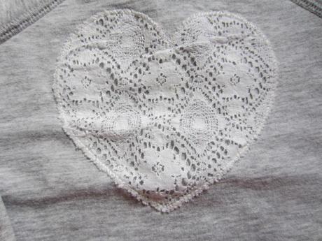 Srdíčková mikina s kraječkou kappahl, kappahl,80