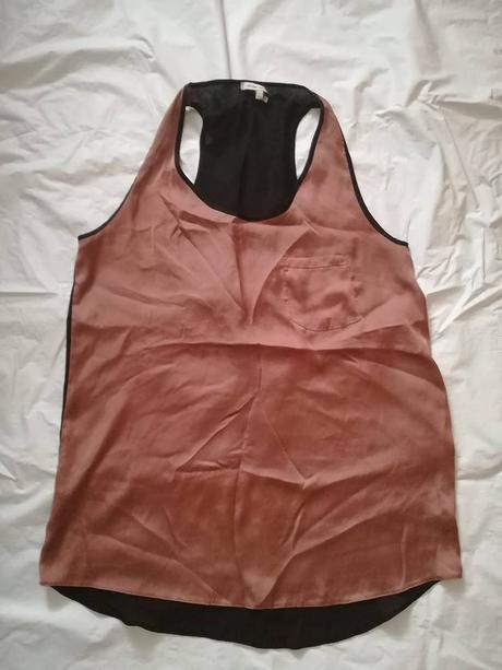 Dámské saténové tílko, m