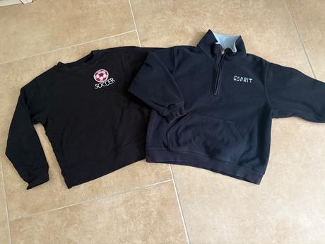 2 mikiny 128/ 134 a 134/140, esprit,128