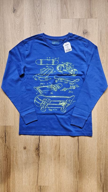 Nové chlapecké triko dl.ruk. next  152 skateboard, next,152