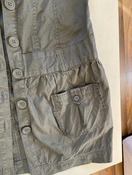 Khaki košilové šaty, vel xs/s, pimkie, pimkie,xs