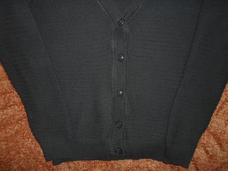 Modrý svetr svetřík knoflíčky, 134