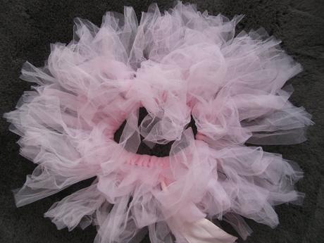Růžová tylová sukýnka, 86