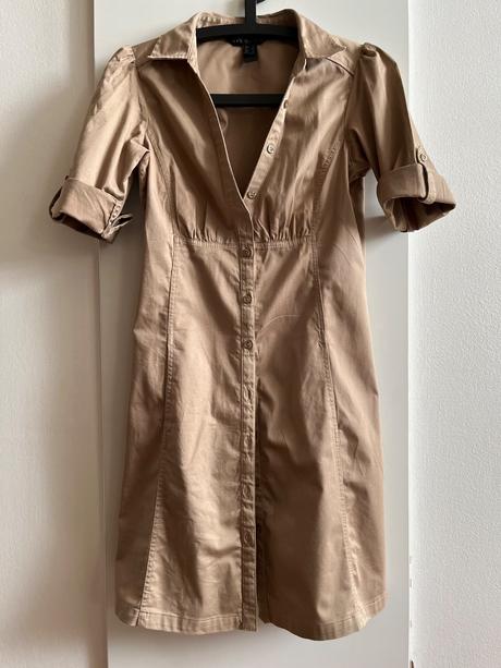 Košilové propínací šaty, mango,36