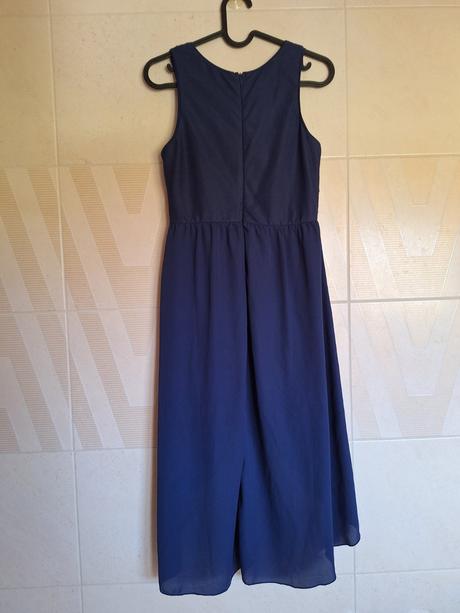 Šaty půlnoční modrá s flitry zn. bonprix - v. 152, bonprix,152