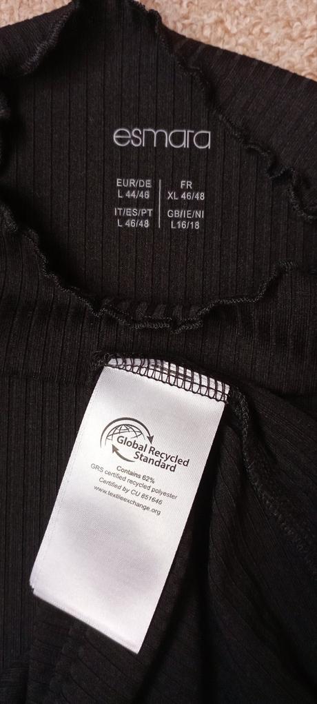 Černé tričko zn."esmara" vel."l/44-46", esmara,l