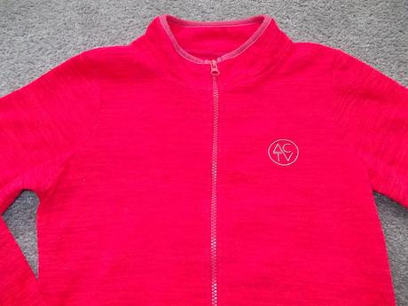 Flísová mikina červená, vel. 158, tu,158