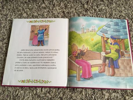 Knížka žabí princ,