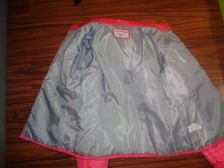 Krásná korálově červená prošívaná bunda, terranova,xl