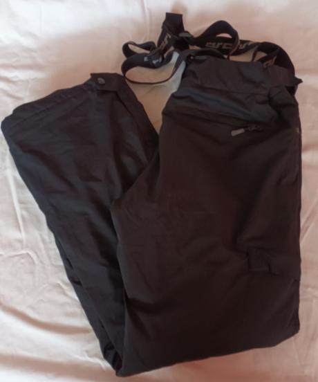 Lyžařské kalhoty černé arcore, xl