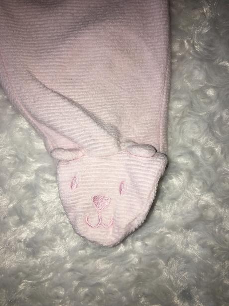 Růžové sametové polodupačky h&m, h&m,62