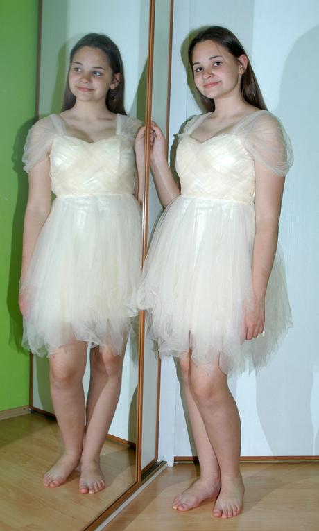 Slavnostní společenské krátké šaty taneční, 36