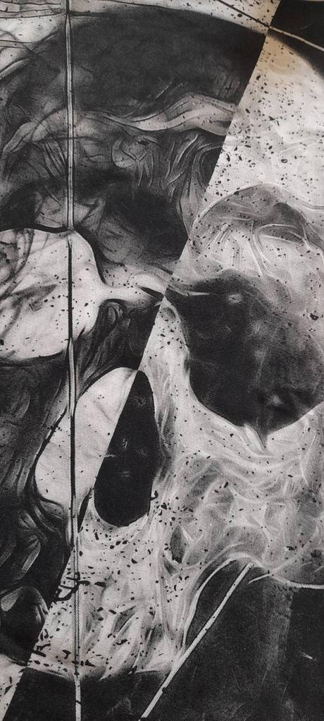 Liberto bavlněné tričko s lebkou slim fit, s