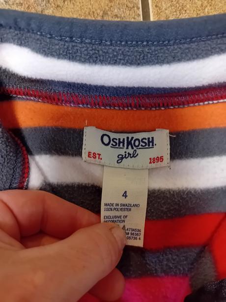 Mikina oshkosh, vel. 104/110, oshkosh,104