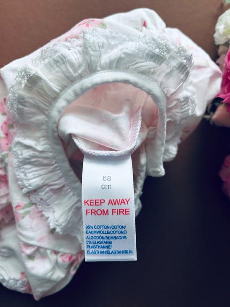 Overálek letní s květy - v.68, 68