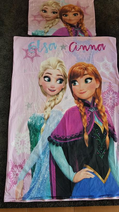 Dětské povlečení frozen s elzou a annou, šířka (cm): 90,délka (cm): 120