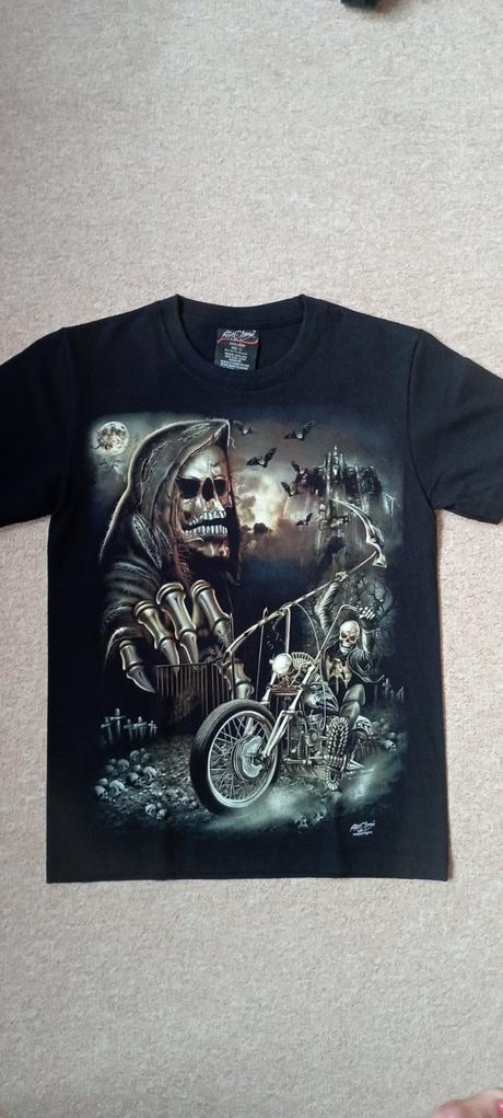 Tričko zn."rock chang" svítí ve tmě vel."s+l", 