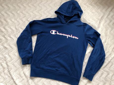 Champion modra mikina  large - 11/12 let, champion,152
