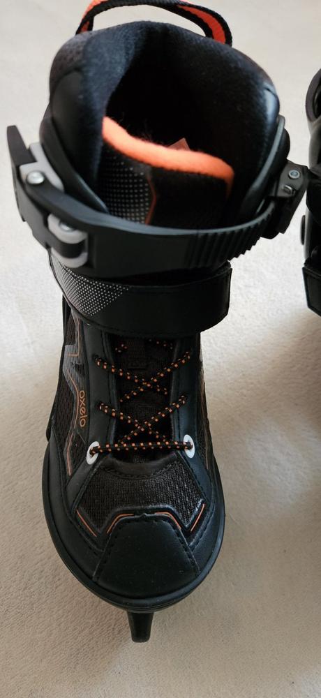 Chlapecké lední brusle oxelo černo-oranžové, 29-32, 29