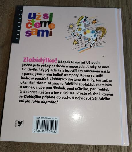 Dětská kniha adélka a zlobidýlko, 