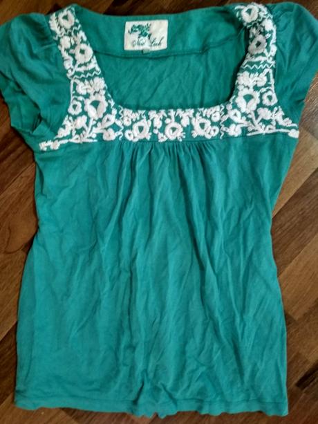 Tričko s vysivkou, new look,m
