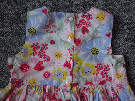 Letní šaty s kytičkami, vel. 92, h&m,92