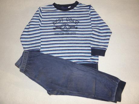 Sametkové pyžamo zn. lupilu vel.86/92, lupilu,86