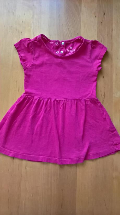 Dívčí šaty vel. 86/92, lupilu,86