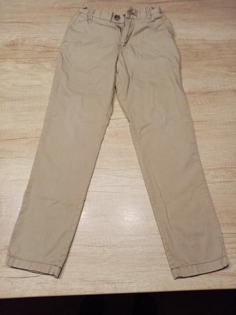 2x kalhoty hm vel. 128, h&m,128