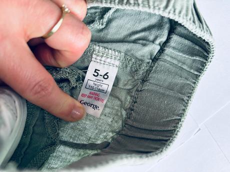 Sukně olivové barvy - v.5/6 let, george,116