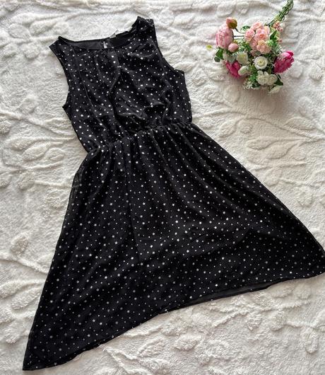 Ob/ šaty tylové s hvězdami- v.10/11 let, h&m,140