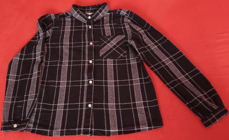 Dívčí černá košile dlouhý rukáv pepco, pepco,152