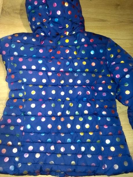 Zimní bunda s puntíky 110 next, next,110