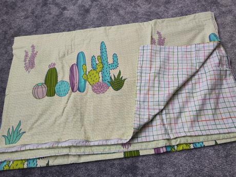 Oboustranné bavlněné povlečení na dvoulůžko, 