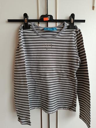 Dívčí tričko dlouhý rukáv place, 128